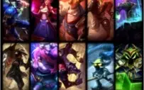 Conta lol Platina 5 17skins 52hamps