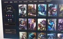 Conta Platina 112 TOP skins !