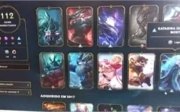 Conta Platina 112 TOP skins !