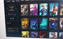 Conta Platina 112 TOP skins !
