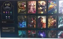 Conta Platina 112 TOP skins !