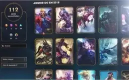 Conta Platina 112 TOP skins !