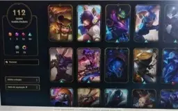 Conta Platina 112 TOP skins !