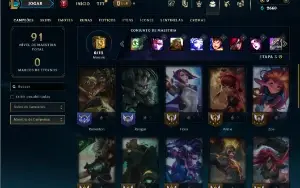 Prata 4 com 30 Champs e 6 Skins