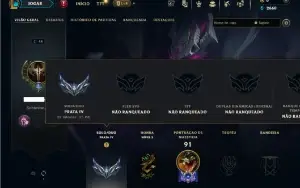 Prata 4 com 30 Champs e 6 Skins