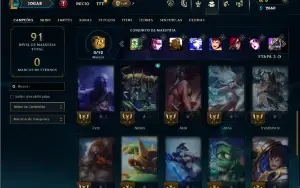 Prata 4 com 30 Champs e 6 Skins