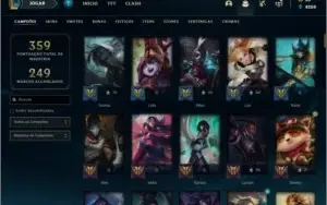 Conta Gold 1 Varios Champs e Skins