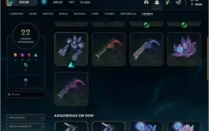 Conta Gold 1 Varios Champs e Skins