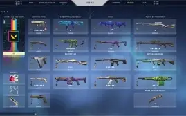 CONTA VALORANT COM + DE 1000 REAIS EM SKINS E PASSES ANTIGOS