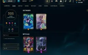 Unrnaked com TODOS os champs e 325 Skins + 92 Cromas