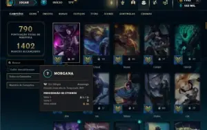 Unrnaked com TODOS os champs e 325 Skins + 92 Cromas