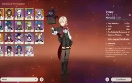 Genshin Impact Lyney + Aqua Simulacra, Dehya, Bennet C6