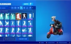 CONTA FORTNITE RARA COM CAVALEIRO NEGRO, IKONIK E MINTY