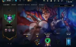 Conta LOL todos os Campiões Ex Mestre