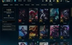 Conta bronze 2 com 50 Champs e 21 Skins (Criada em 2012)