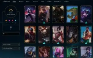 Conta de lol Ouro IV lvl 79