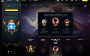 CONTA NO LOL OURO 1 - VÁRIOS CAMPEÕES