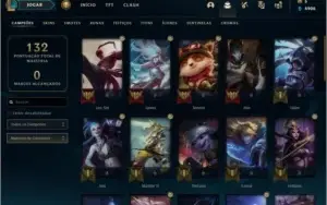 CONTA NO LOL OURO 1 - VÁRIOS CAMPEÕES
