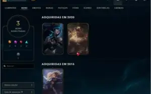 CONTA NO LOL OURO 1 - VÁRIOS CAMPEÕES