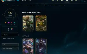 Conta nível 71 🦋 Seraphine canção do oceano de prestígio+