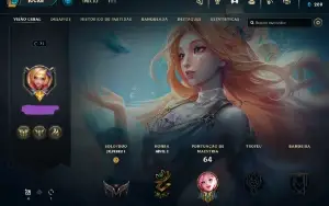 Conta nível 71 🦋 Seraphine canção do oceano de prestígio+