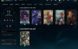 Conta nível 71 🦋 Seraphine canção do oceano de prestígio+