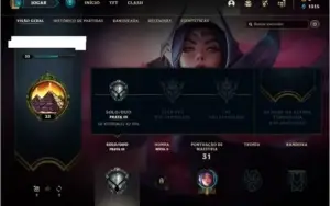 Conta prata 3 com 3 skins e 23 champs