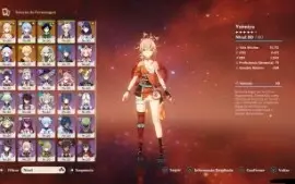 : Ar 54 3 arcontes ganyu yoimia qiqi + armas 9 5 star