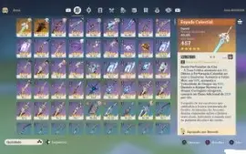 : Ar 54 3 arcontes ganyu yoimia qiqi + armas 9 5 star