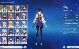 🔴 CONTA GENSHIN NA AR 55, VÁRIOS PERSONAGENS 5⭐ ARMA 5⭐ 🔴