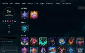 Lol Platina, 21 Skins, 1 Mítica, 2 Lendárias, Lvl 64, 9K El