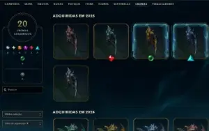 Lol Platina, 21 Skins, 1 Mítica, 2 Lendárias, Lvl 64, 9K El