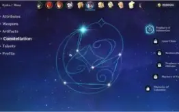 Genshin AR54 com Diluc e Mona(C1), Xiao, Childe, Qiqi e Jean