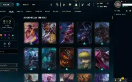 Conta de lol lvl 558 com todos os campeões (212 skins)