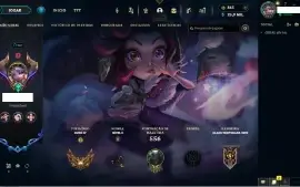 Conta de lol lvl 558 com todos os campeões (212 skins)