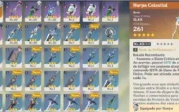 Conta Genshin Impact Ganyu + Harpa Celestial - AR16