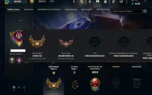 Ouro 3 com 120 Champs e 118 Skins