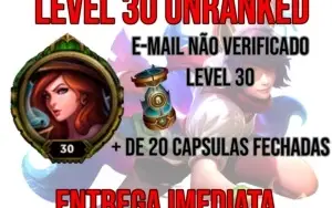 Conta Smurf Unranked LVL 30 com + de 20 Cápsulas