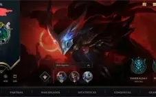 CONTA LOL WILD RIFT PLATINA 5 SKINS + 500 WC