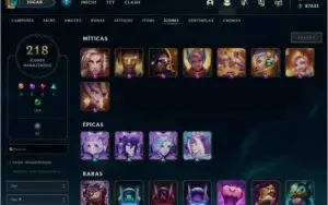 Conta League of Legends - 1076 Skins