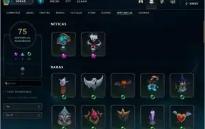 Conta League of Legends - 1076 Skins