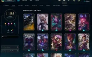 Conta League of Legends - 1076 Skins