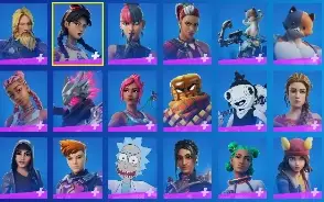 Conta Fortnite com 82 skins e mais!