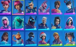 Conta Fortnite com 82 skins e mais!