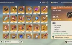 Conta Genshin Impact 20k gemas