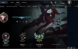 Conta do Lol com todos os Chanps e 762Skins
