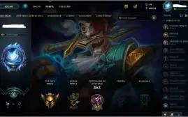 Contas League of Legends 252 Skins Ouro 2