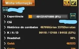 Conta PB Tenente Coronel 4 com cash full titulos