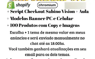 Tema Shopify Chromium Peças Automotivas + Atualizações