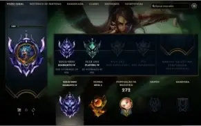 CONTA LOL DIAMANTE IV